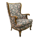 Mid-Century Modern Chippendale Style Walnut Armchair, 1960s