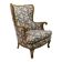 Mid-Century Modern Chippendale Style Walnut Armchair, 1960s