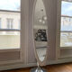 Psyche mirror on foot Jelem year 60-70 vintage