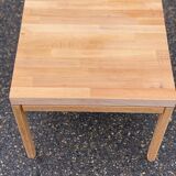 Scandinavian coffee table from the 60s in solid raw oak