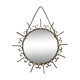 Gold metal sun mirror