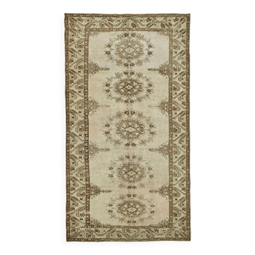 Tapis anatolien vintage turc 161 cm x 295 cm