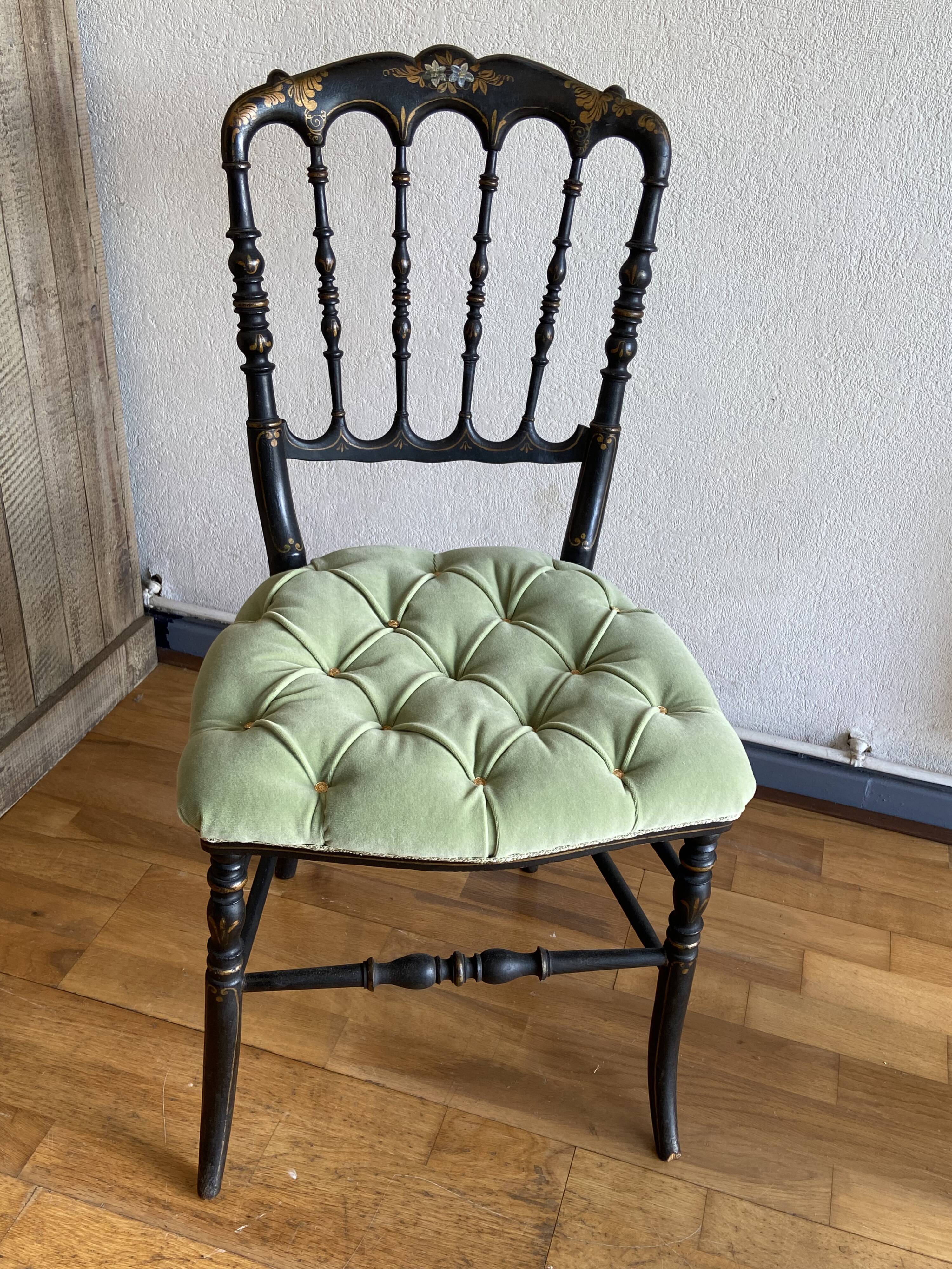 Pair of Napoleon III chairs
