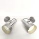 Pair wall lamps spot 70s