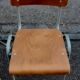 Set of 12 vintage industrial chairs