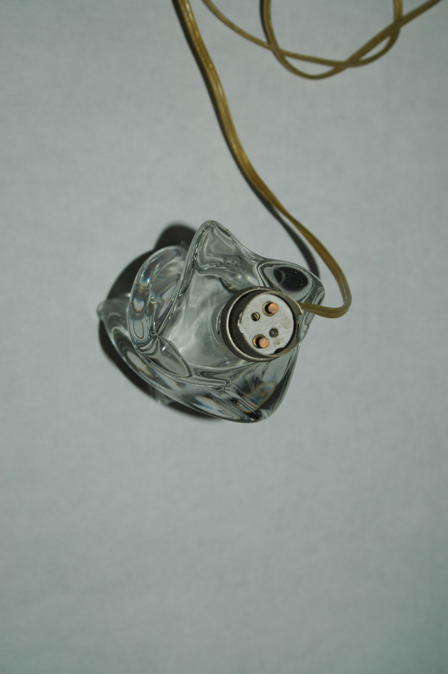 St Louis crystal lamp foot