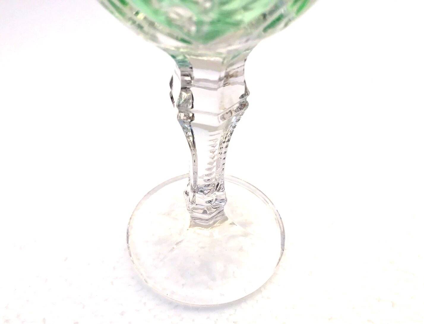Coloured stem glass Anna Hutte (Germany) Model Asti
