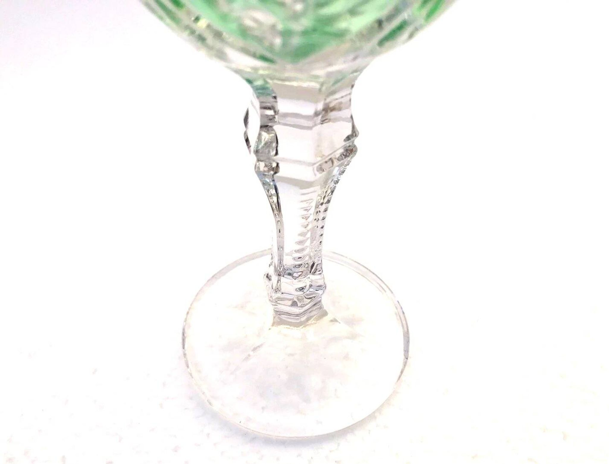 Coloured stem glass Anna Hutte (Germany) Model Asti