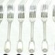 12 Louis XIV style silver cutlery sets