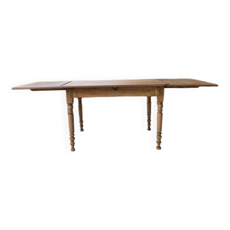 Walnut farmhouse table + extensions