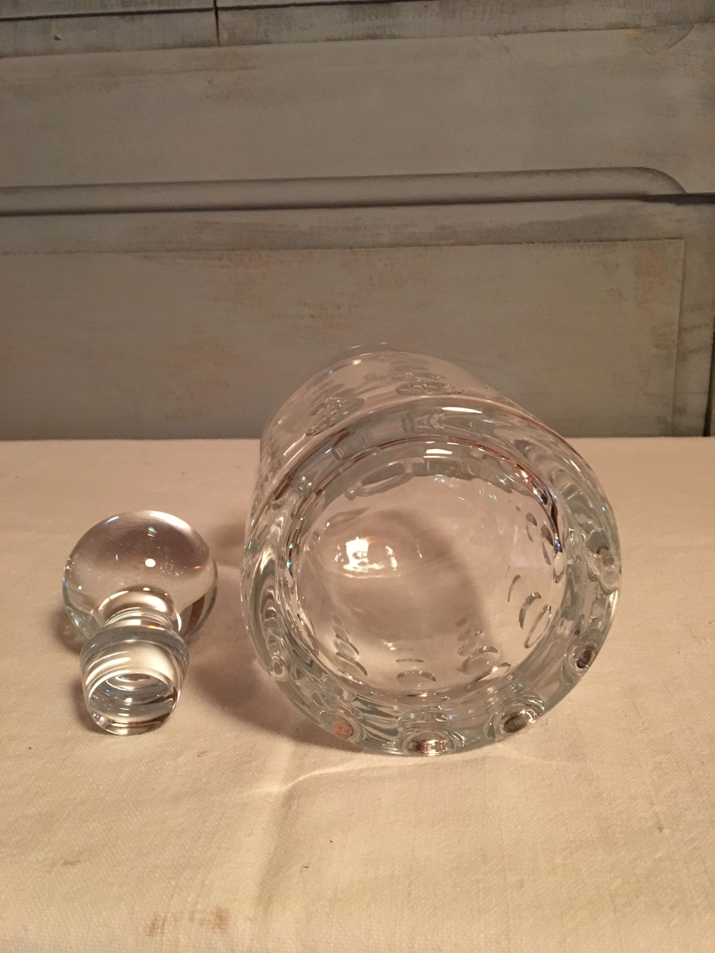 Crystal whisky carafe