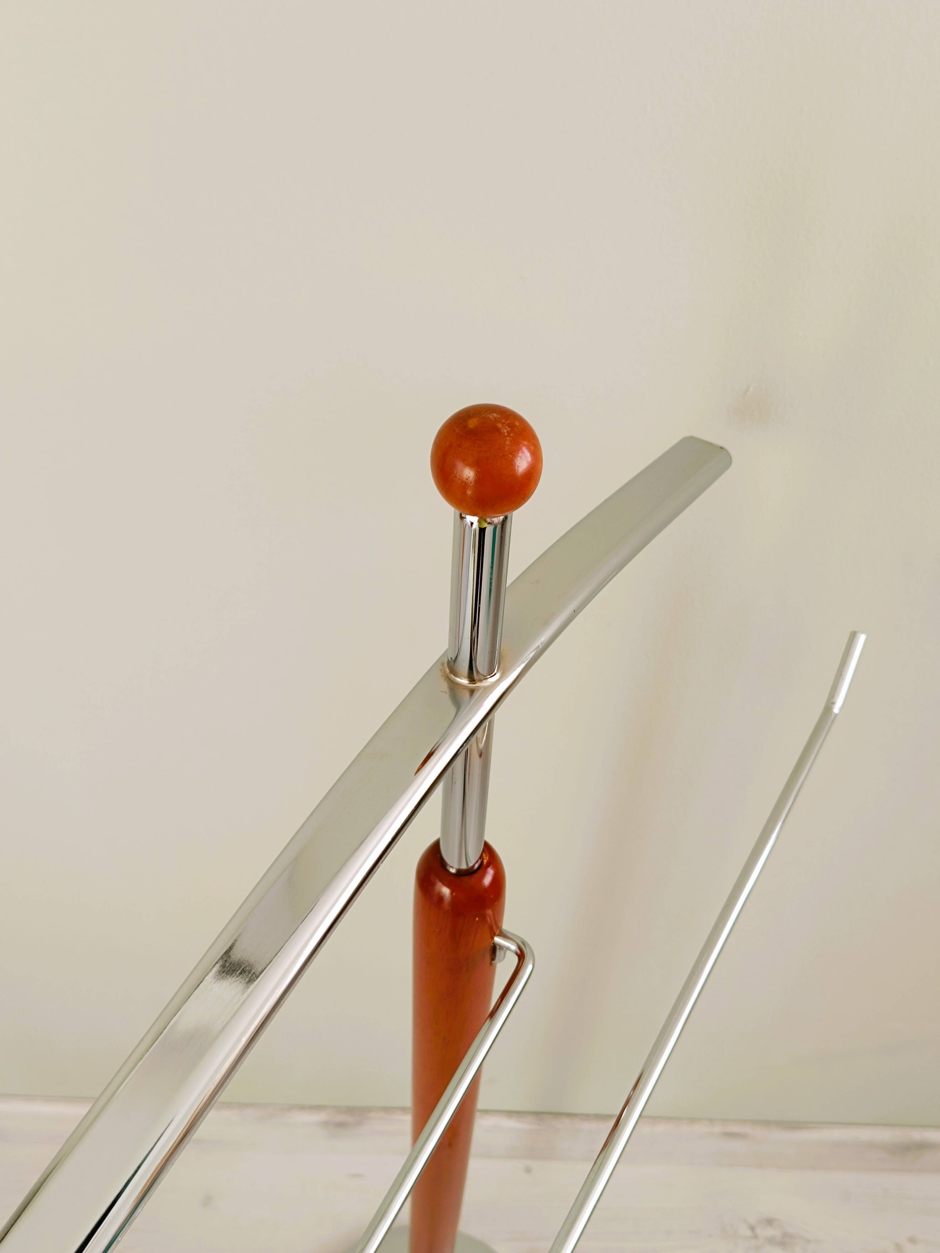 Wooden and metal valet