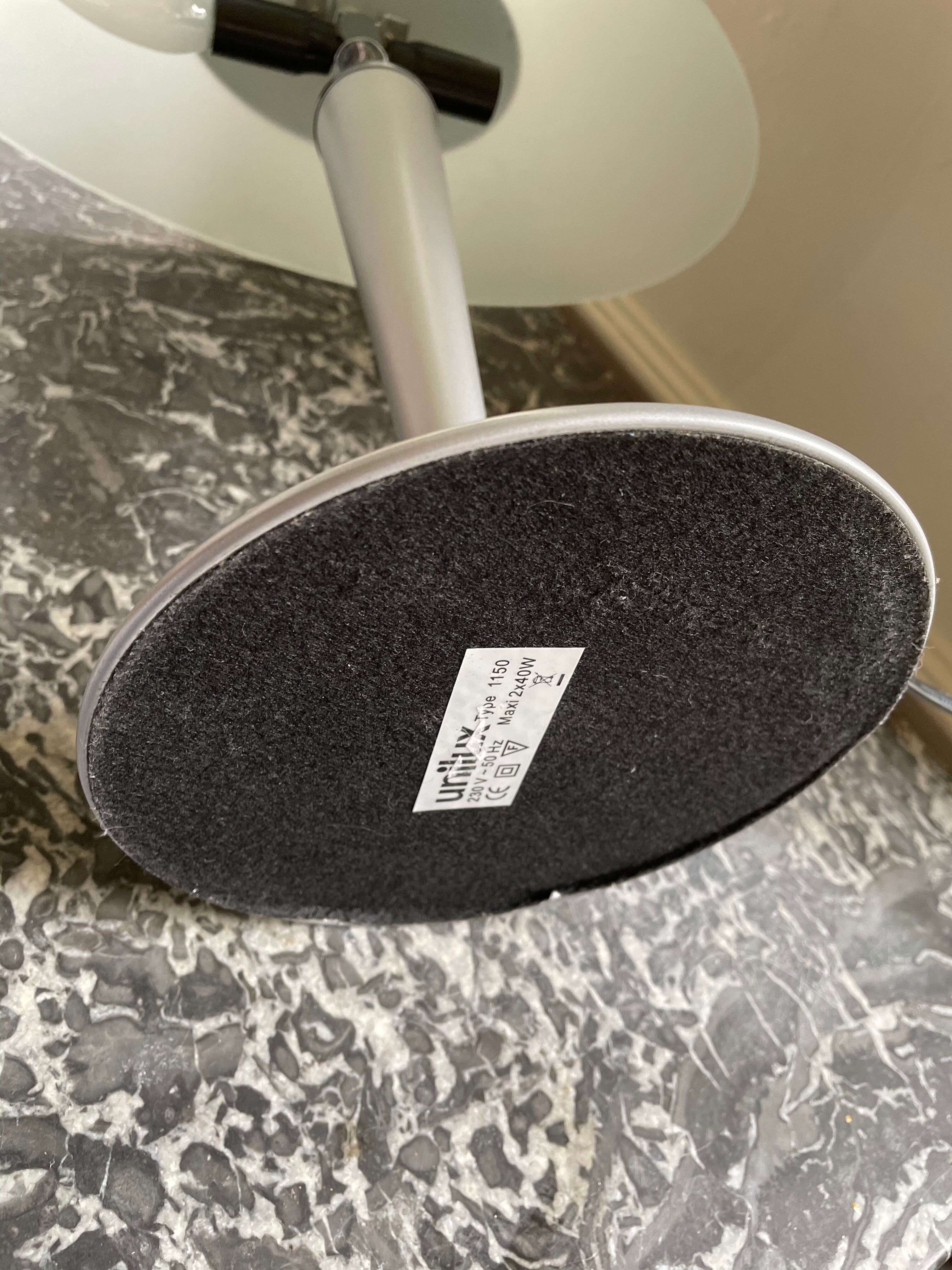 Unilux mushroom lamp