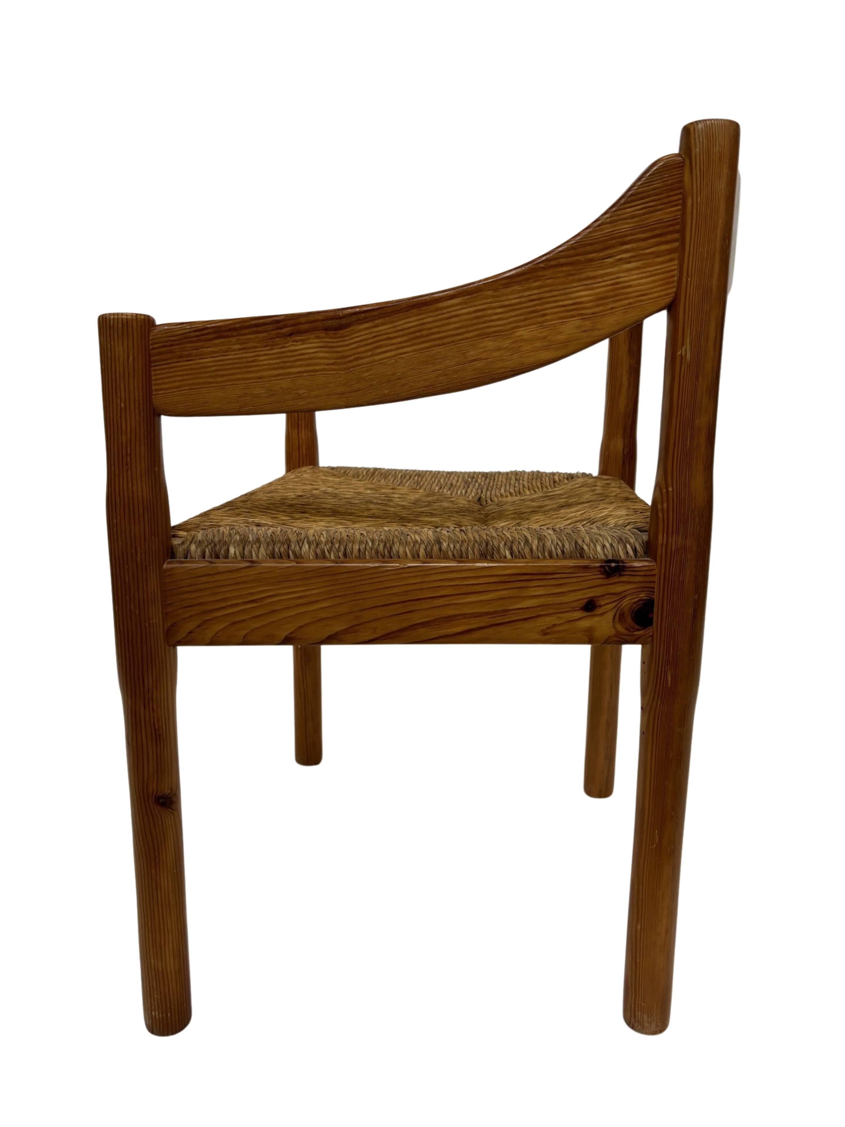 Carimate chair model 892 Vico Magistretti for Cassina