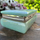 Rectangular hard stone box