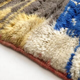 Moroccan Berber carpet m'rirt multicolored patterned 302x212cm