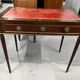 Flat desk and Louis XVI style chair in mahogany veneer (nineteenth century)