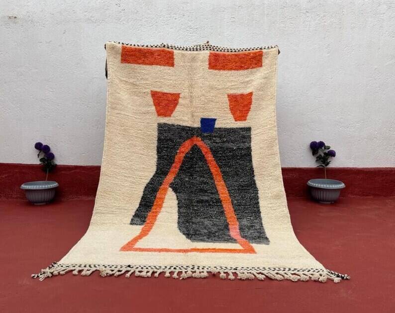 Handmade Moroccan Berber rug 250cm x 150cm