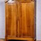 Empire period wardrobe, made of solid walnut, dating from the early 19th century.