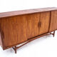 Teak highboard chest of drawers, Denmark, 1960s