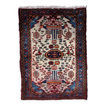 Tapis vintage fait main Mahal 72cm x 108cm - 1C1013