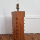 Wooden lamp foot