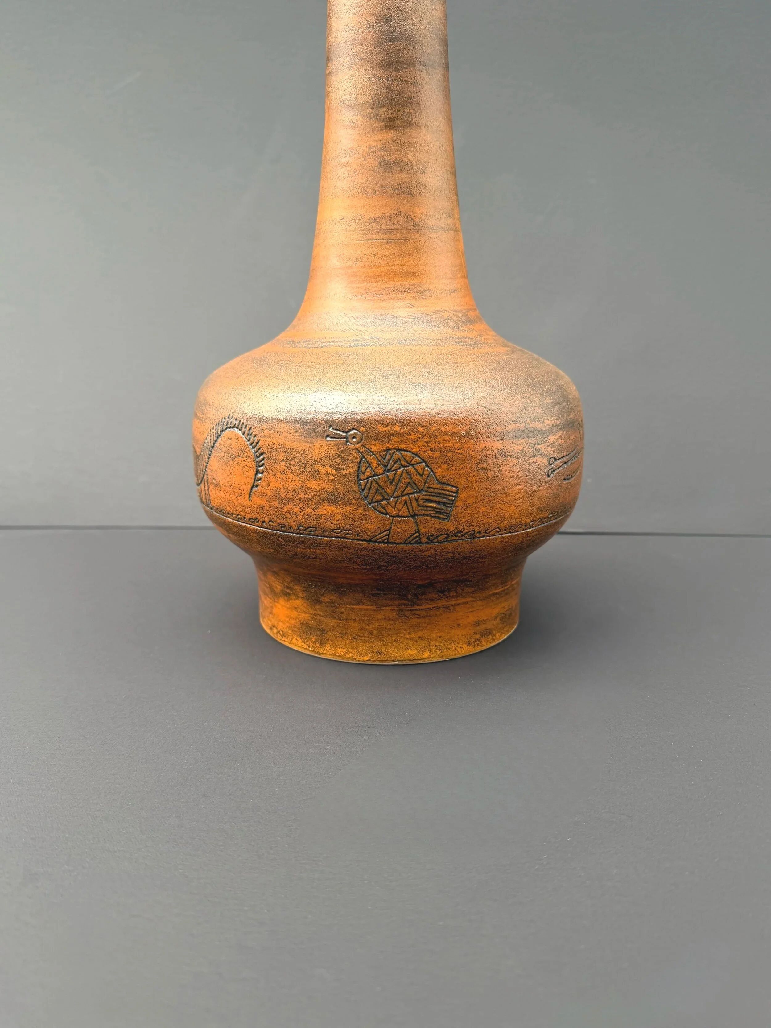 Lamp base by Jacques Blin in ceramic, 1960