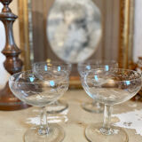 Old champagne glasses