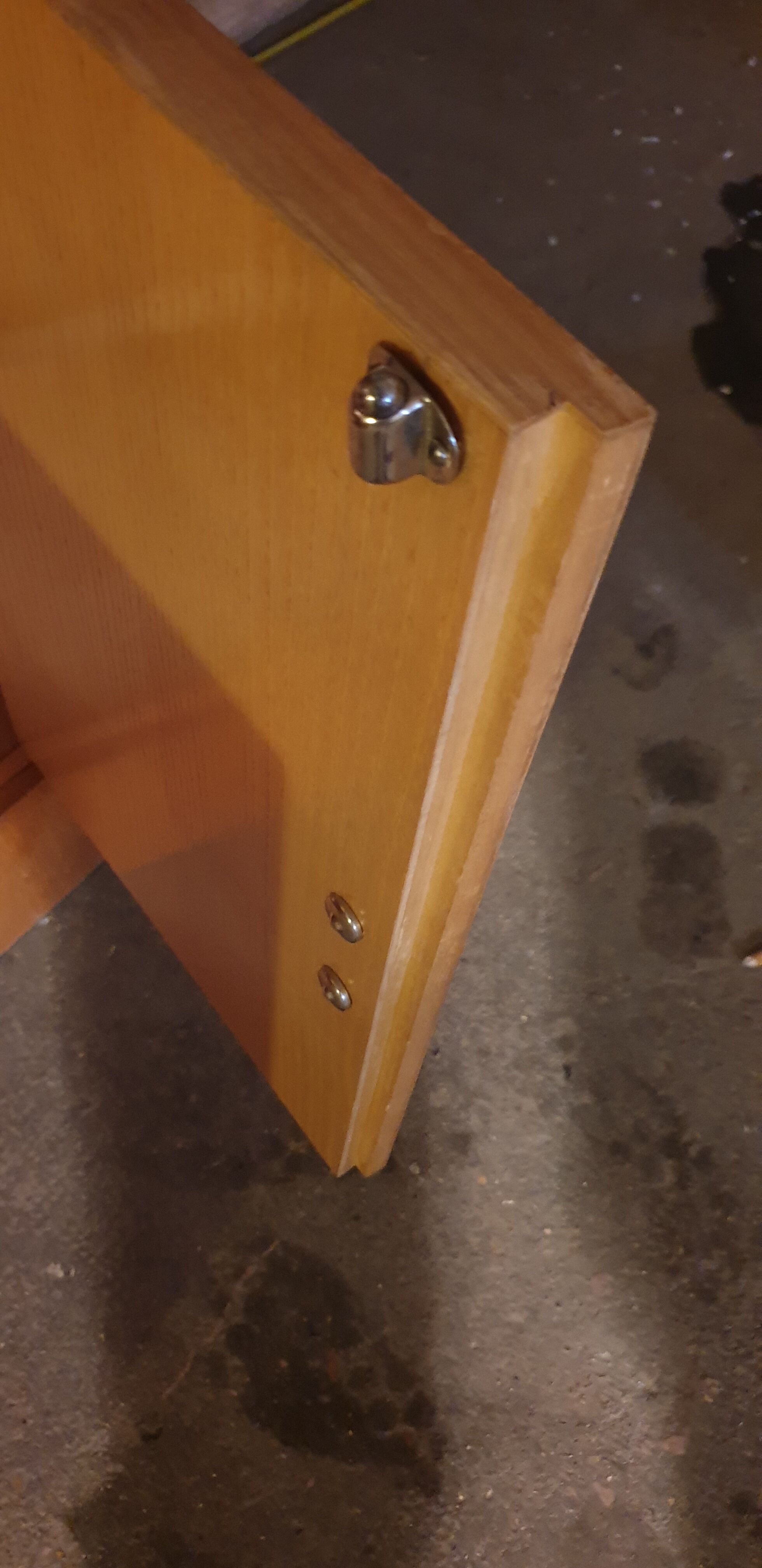 Secretary with vintage flap lamp casserole