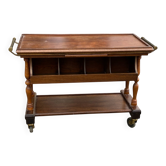 Luxury Service Trolley NÉODYS Lyon – Solid Wood & Brass