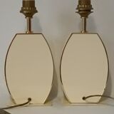 Pair of lamp legs hollywood regency style