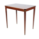 Side table decorated with bronze ornaments in light mahogany