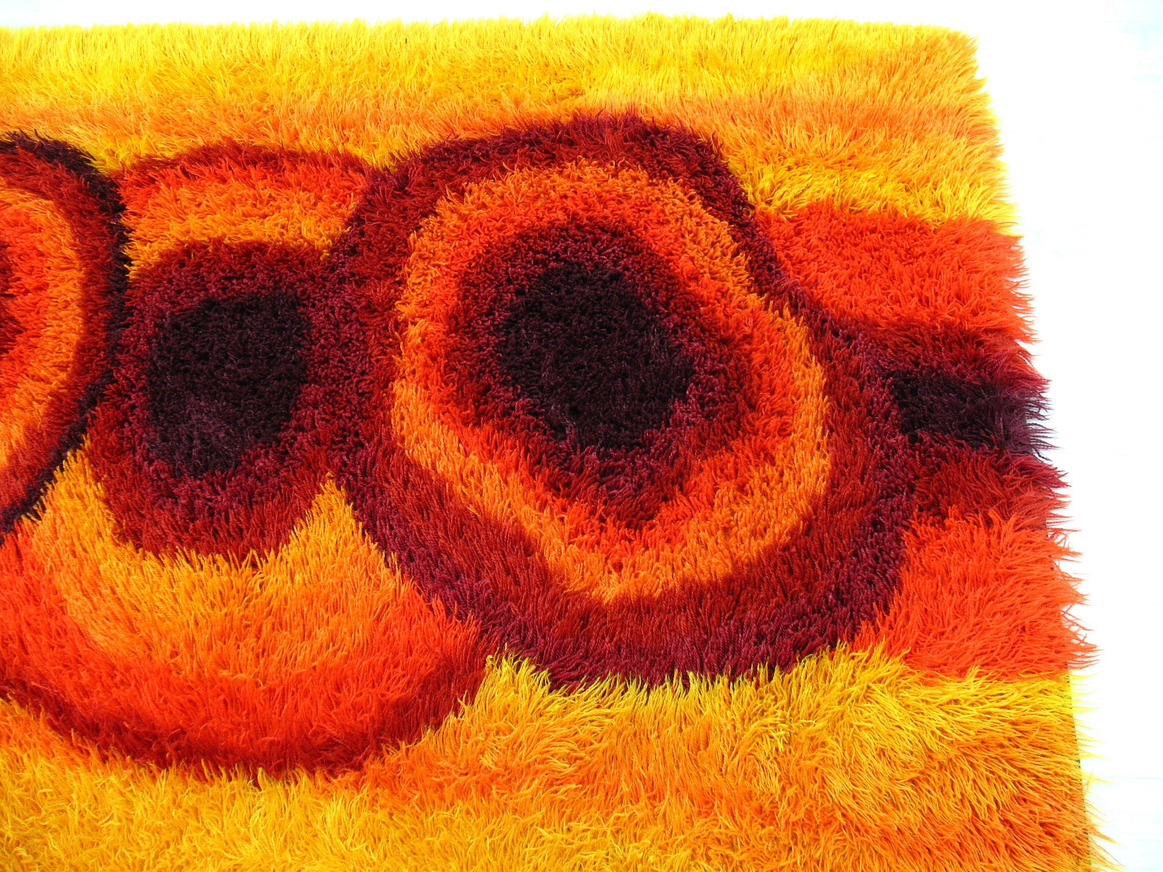 Scandinavian Carpet, 1970s 200x138cm