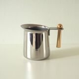 1980S Kitty Oro Guido Bergna Gilded Stainless Steel Creamer