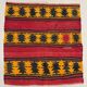 Small Turkish Kilim rug 116x110 cm square tribal kelim rug, 2517