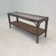 Italian Bamboo and Rattan Coffee Table, 1980s