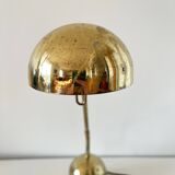 1980s brass articulated desk lamp