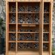 Parisian Art Deco style wardrobe in solid raw oak, 1950