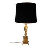 Vintage bronze lamp 70/80s neo-classical style Charles, Baguès. 72 cm. S080