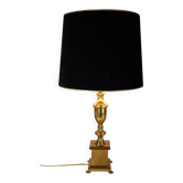 Vintage bronze lamp 70/80s neo-classical style Charles, Baguès. 72 cm. S080