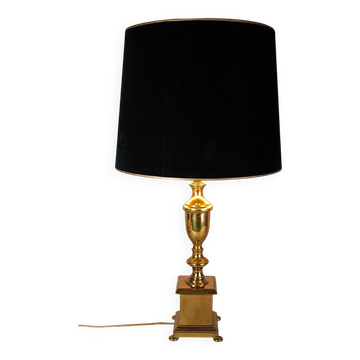 Vintage bronze lamp 70/80s neo-classical style Charles, Baguès. 72 cm. S080