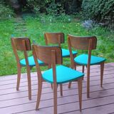 Set of four scandinavian chairs