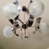 Vintage Space Age chandelier 5 lights