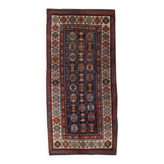 Handmade antique Caucasian Talish rug 131cm x 271cm 1880s - 1B514