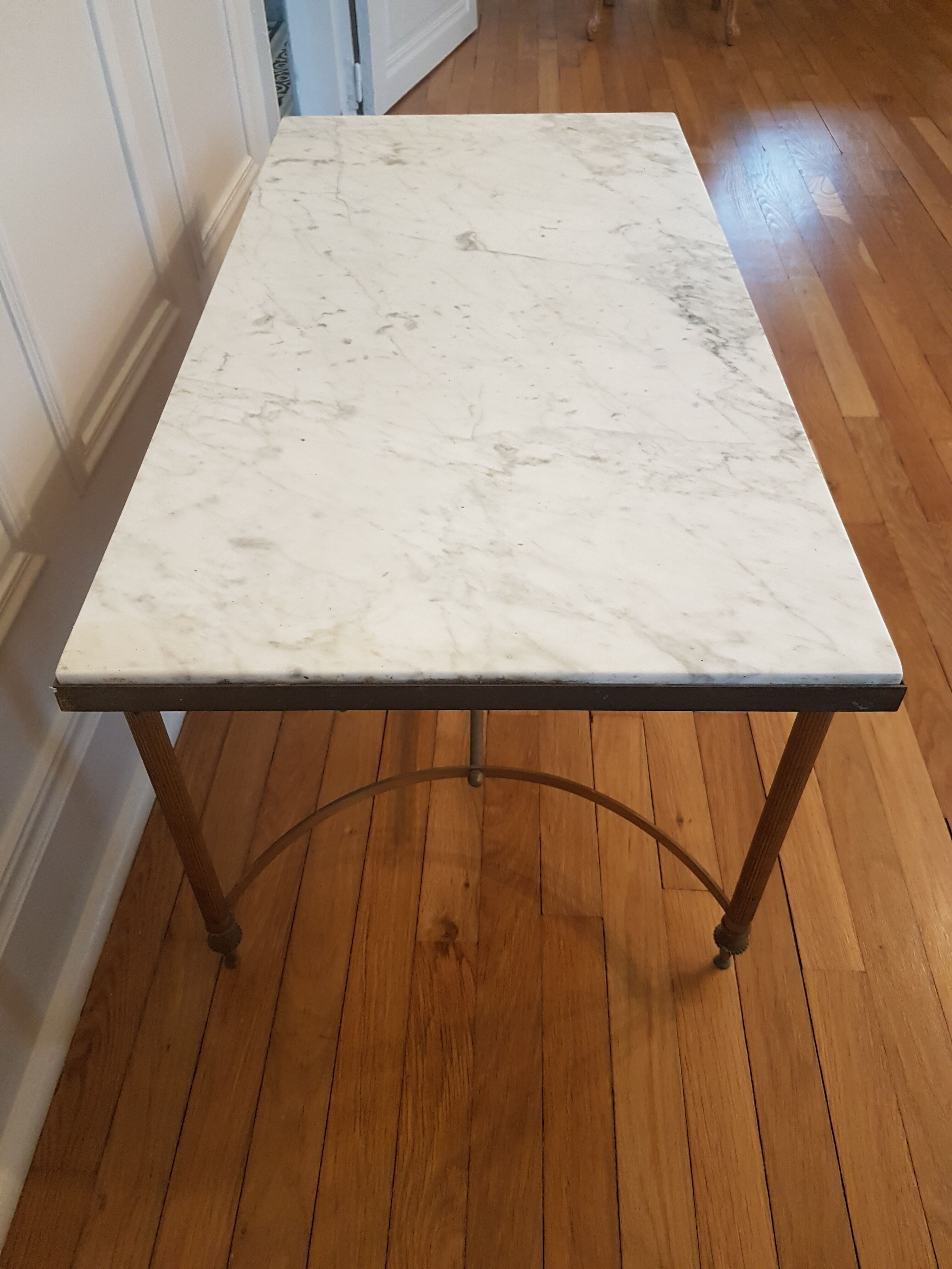 Marble coffee table