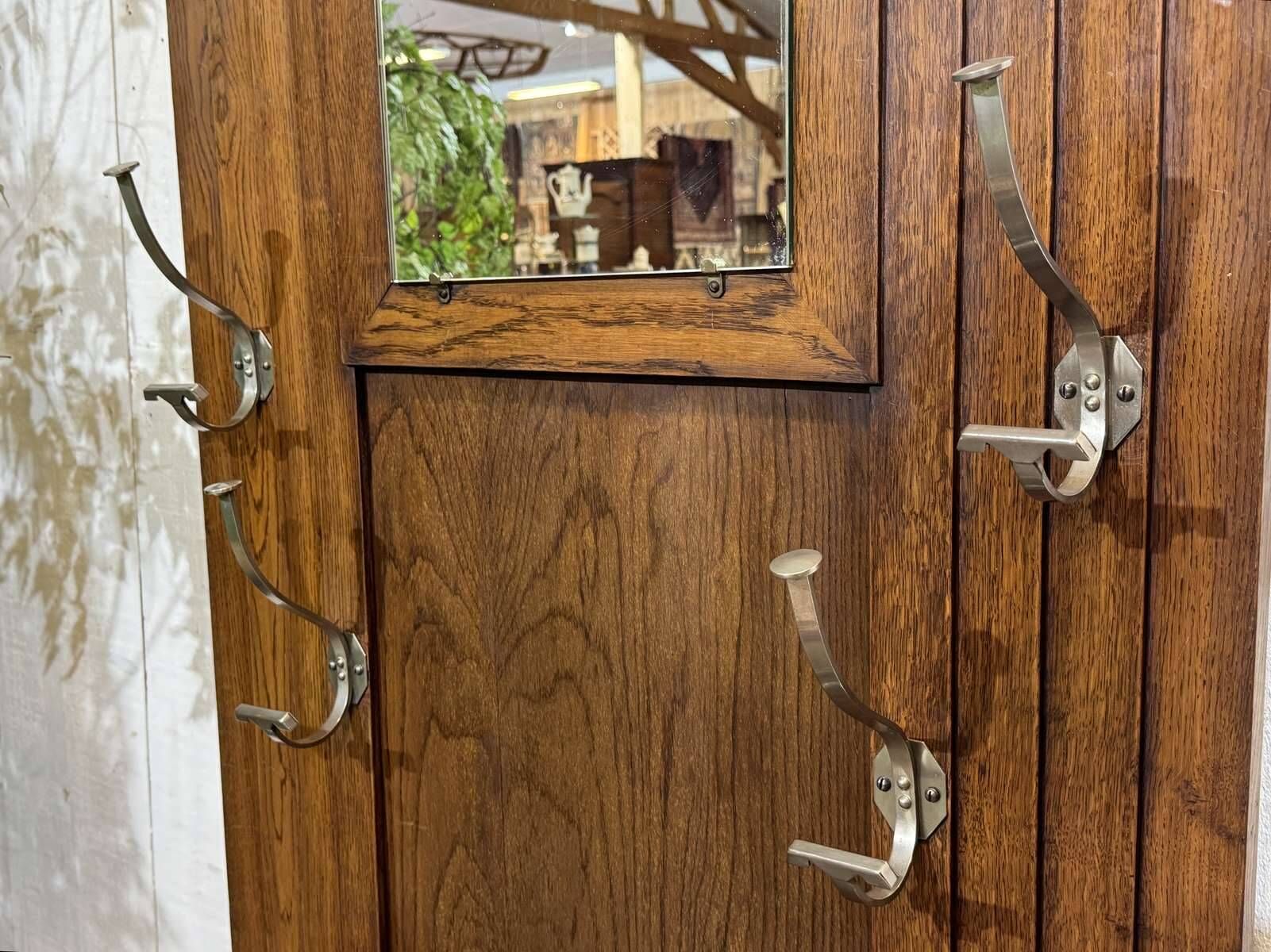 1930s Art Deco oak wardrobe