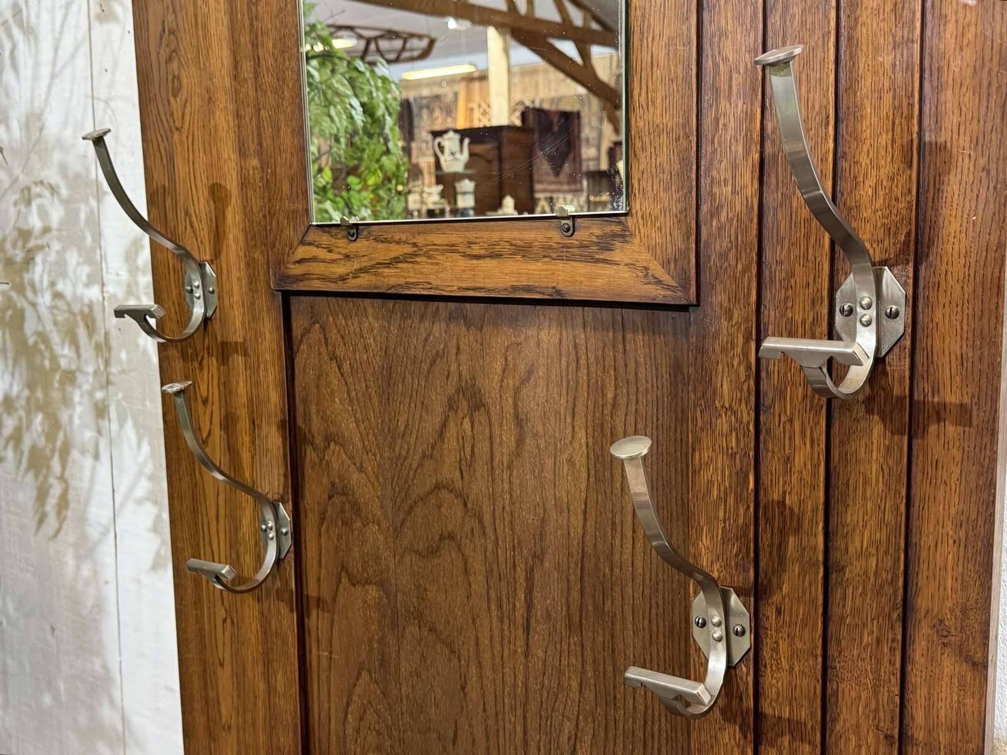 1930s Art Deco oak wardrobe