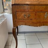 Ancien bureau dos d’âne pente marqueterie