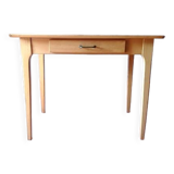 Vintage 1980s solid wood kitchen table or desk