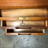 Mid-Century German Teak Executive Desk from Wilhelm Renz, 1960s